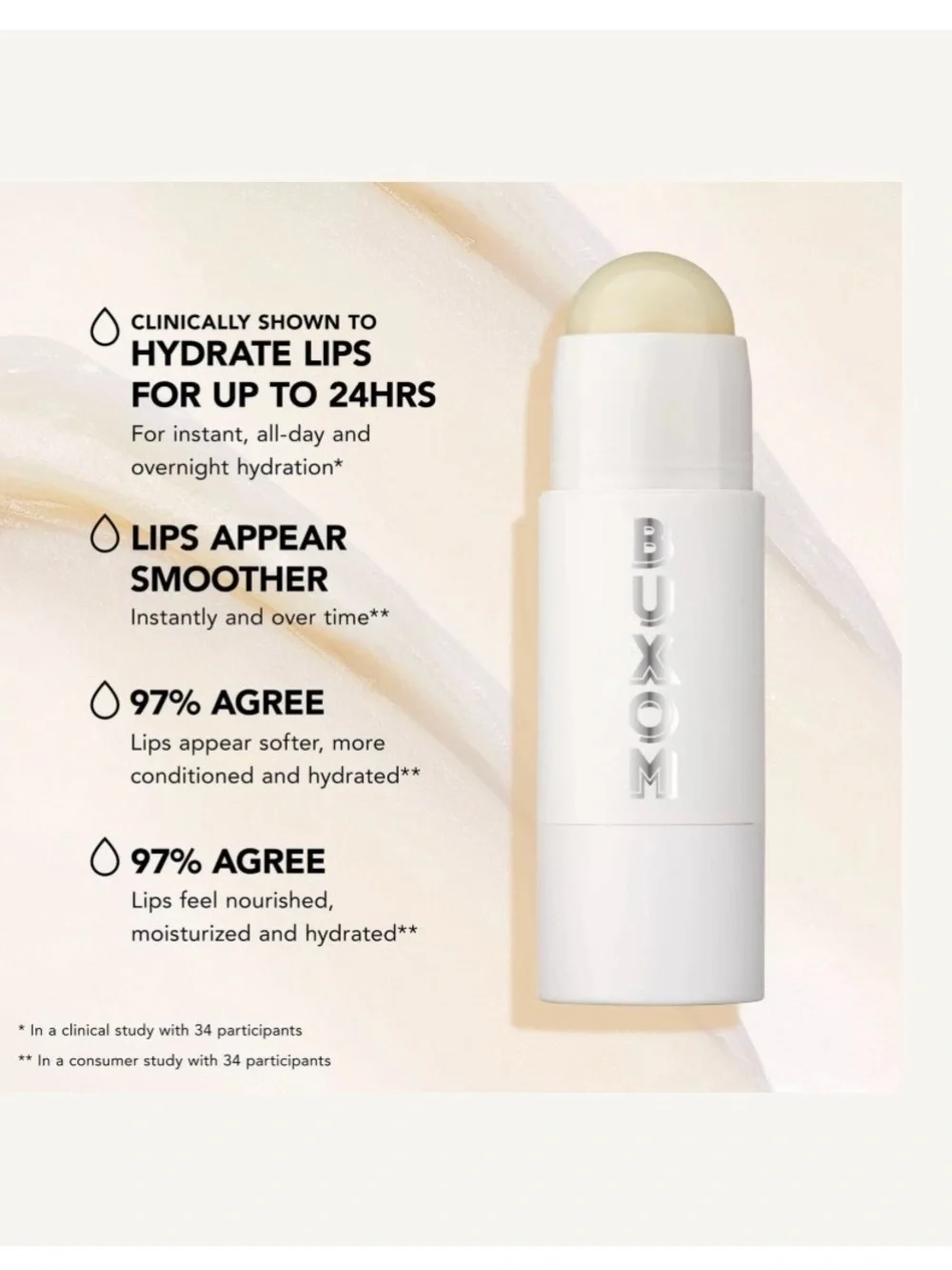 Buxom Hydrating Lip Balm Stick